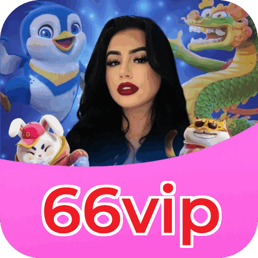 Interface do aplicativo 66vip mostrando jogos disponíveis no iOS e Android